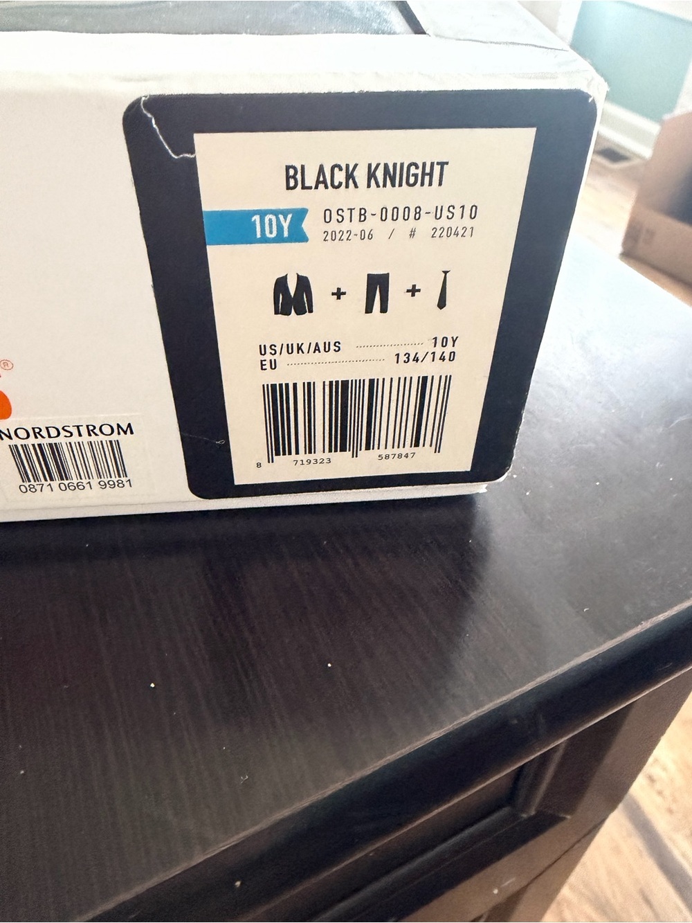 OppoSuits Black Suit with Orange Branding